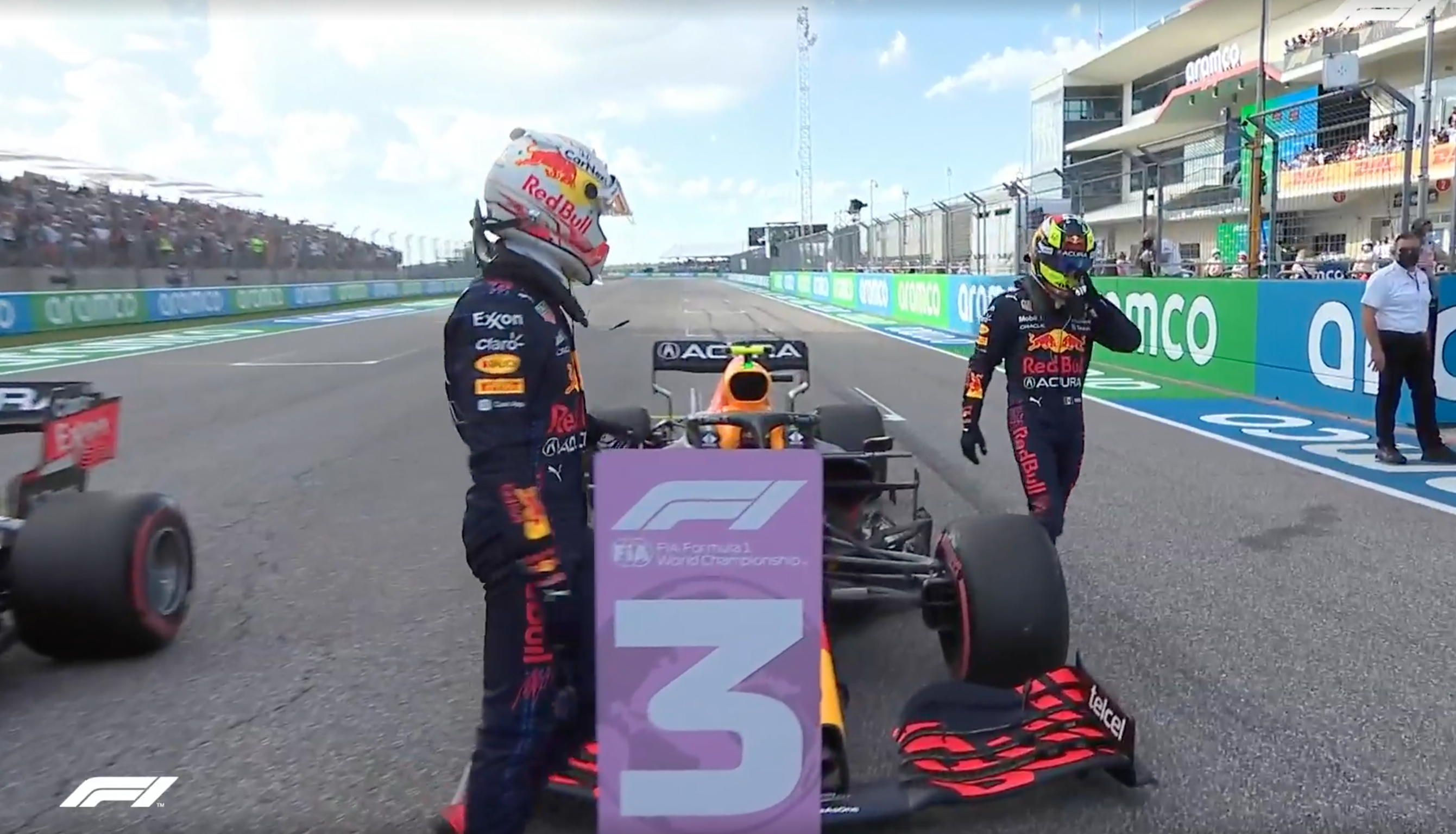 Checo Pérez Red Bull GP Estados Unidos