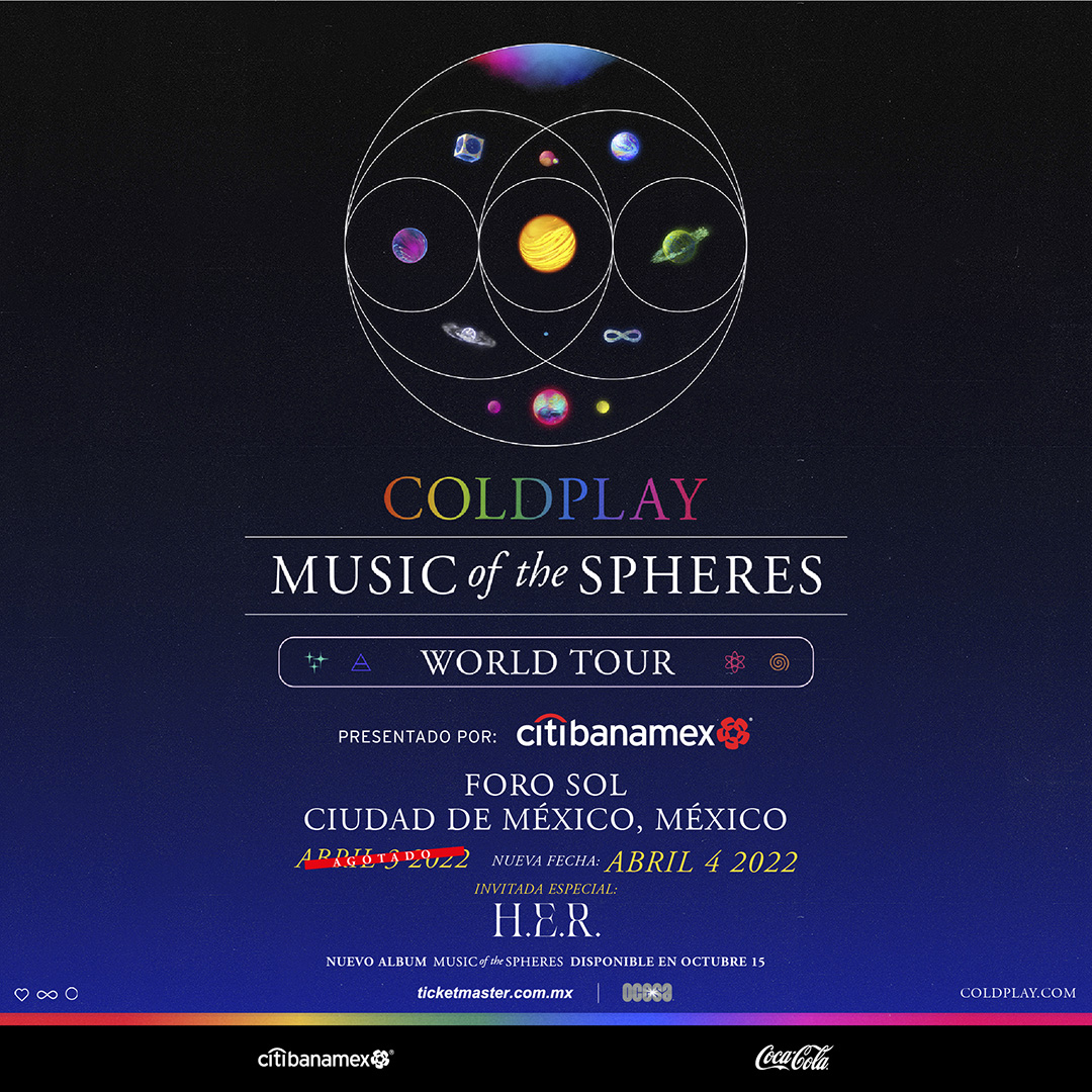  Esto es lo que podemos esperar de los conciertos de Coldplay en México