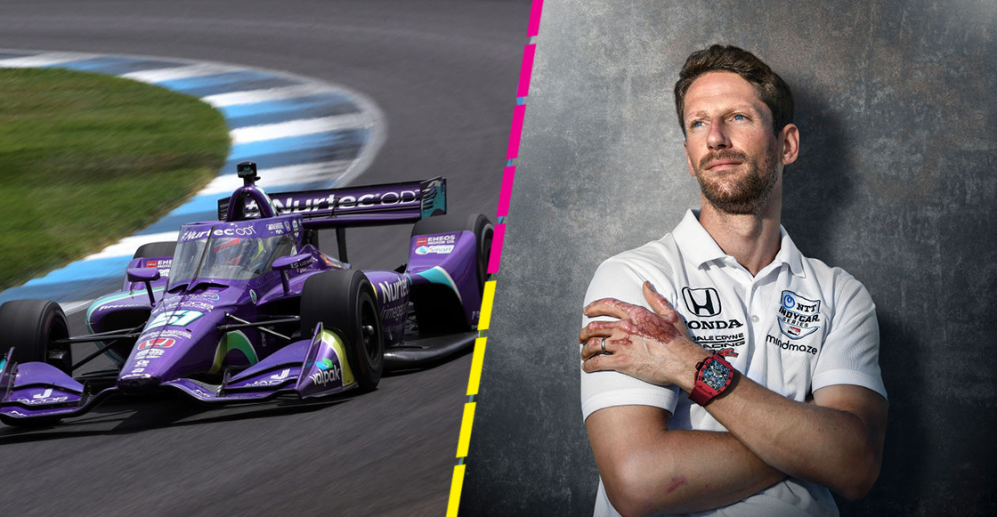 Trasplantes de piel y la vida en IndyCar: Romain Grosjean a casi un año del accidente en el GP de Baréin