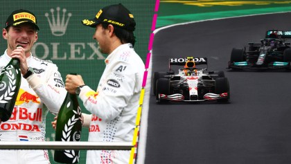 La petición de Checo Pérez a Verstappen por su defensa ante Hamilton en Turquía: "Me debes unos tequilas"