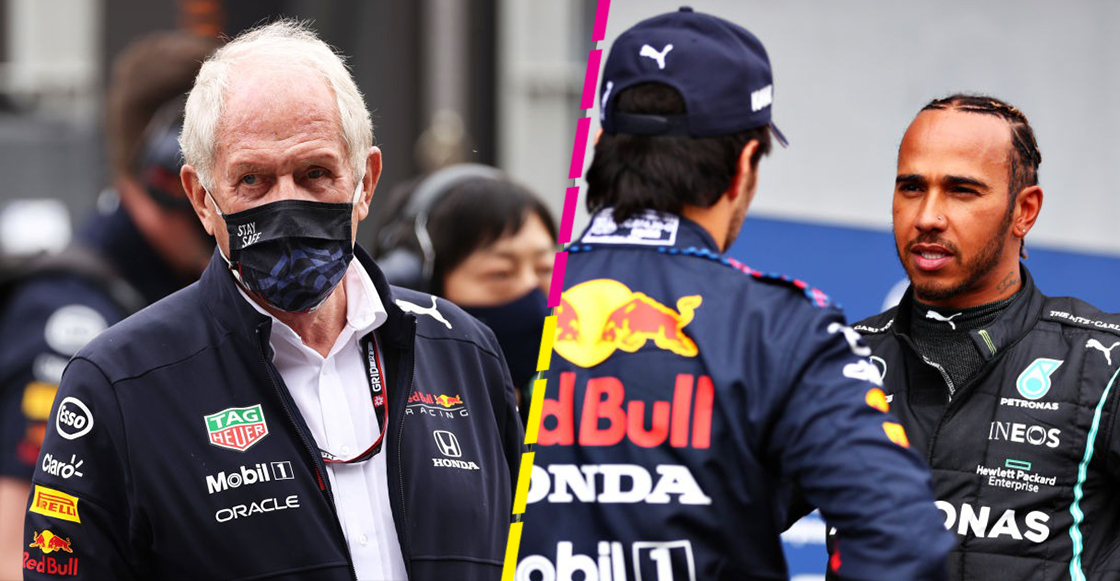 Helmut Marko acusa a Hamilton por su maniobra sobre Checo Pérez en Turquía: "Lo quería enviar a pit-lane"