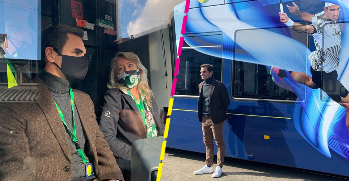 Federer-Express: Así es el nuevo tranvía que rinde homenaje a Roger Federer en Suiza