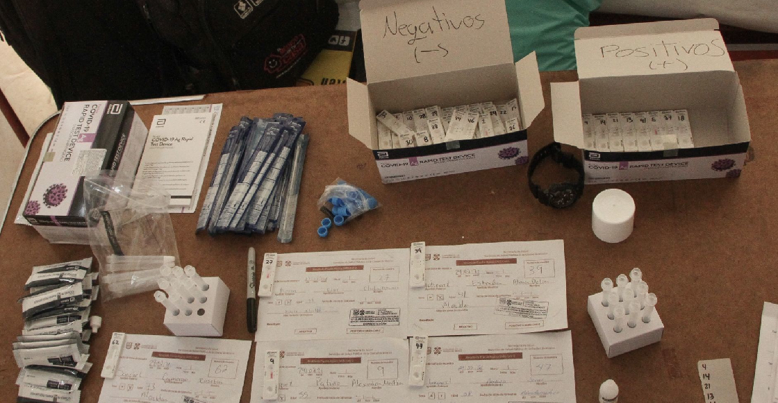 Detienen a tres sujetos con pruebas COVID "posiblemente" robadas