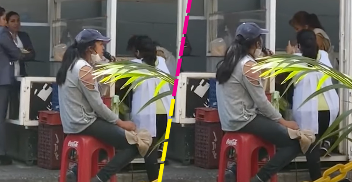 Joven sorprende cantando "La Llorona" en un puesto de tacos y se hace viral