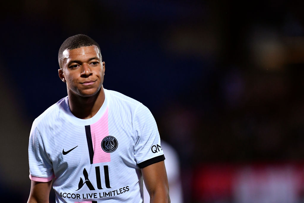 Kylian Mbappé en la temporada 2021-2022 con el PSG