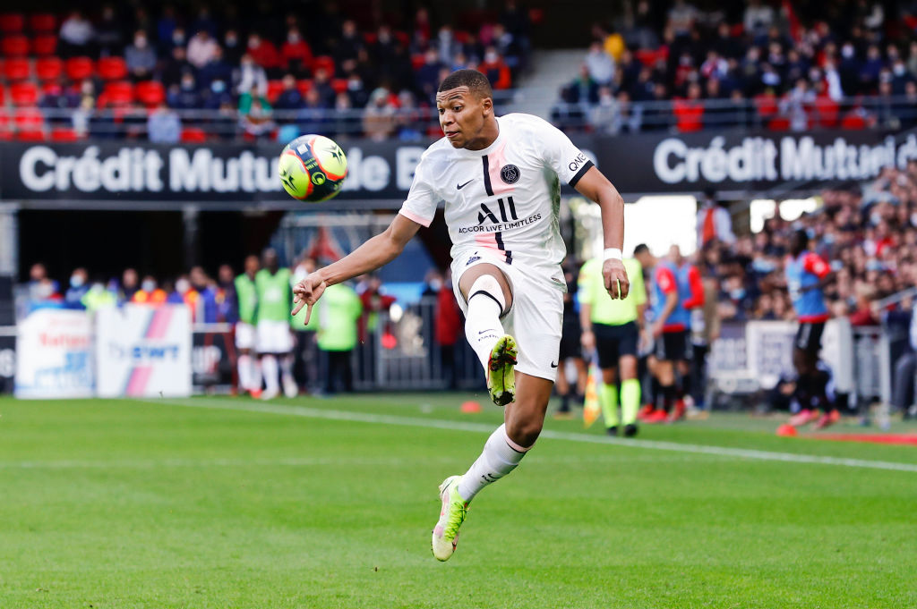Kylian Mbappé con el PSG