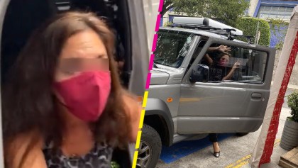 #LadyAcomplejado: Una mujer se estacionó en lugar para discapacitados ¡y se enojó cuando le reclamaron!