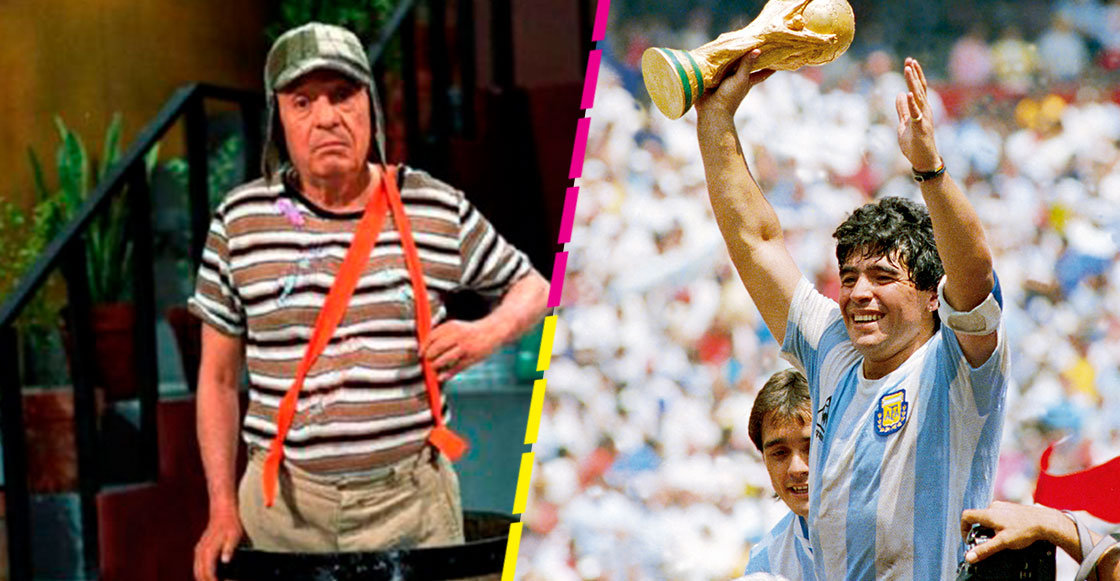 El día en que Maradona pidió todas las temporadas de 'El Chavo del 8' para dar una entrevista