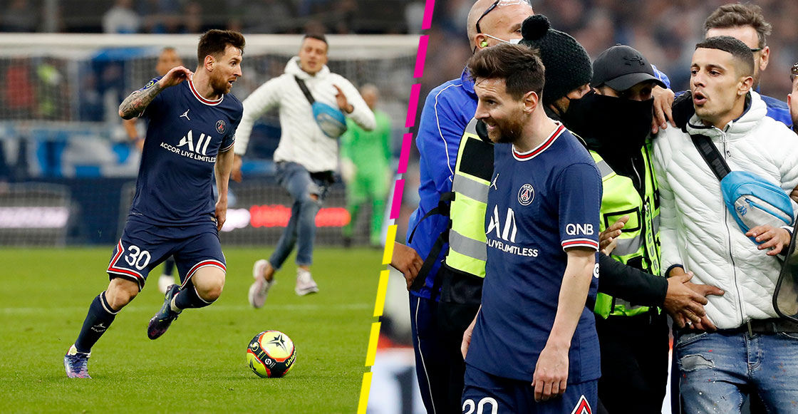 El espontáneo que impidió una jugada individual de Messi en el PSG vs Marsella