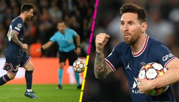 El doblete (con penal a lo Panenka) de Messi contra el Leipzig en la Champions League