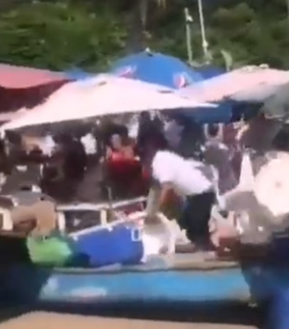De dos a tres caídas: Se arma (otra) pelea campal en playas de Acapulco