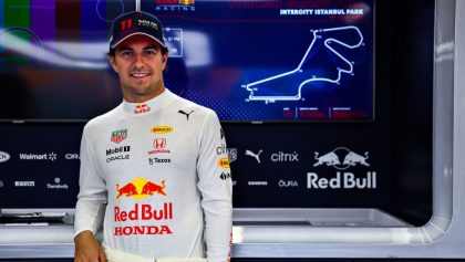 ¡Checo Pérez consiguió su tercer podio con Red Bull en el GP de Turquía!