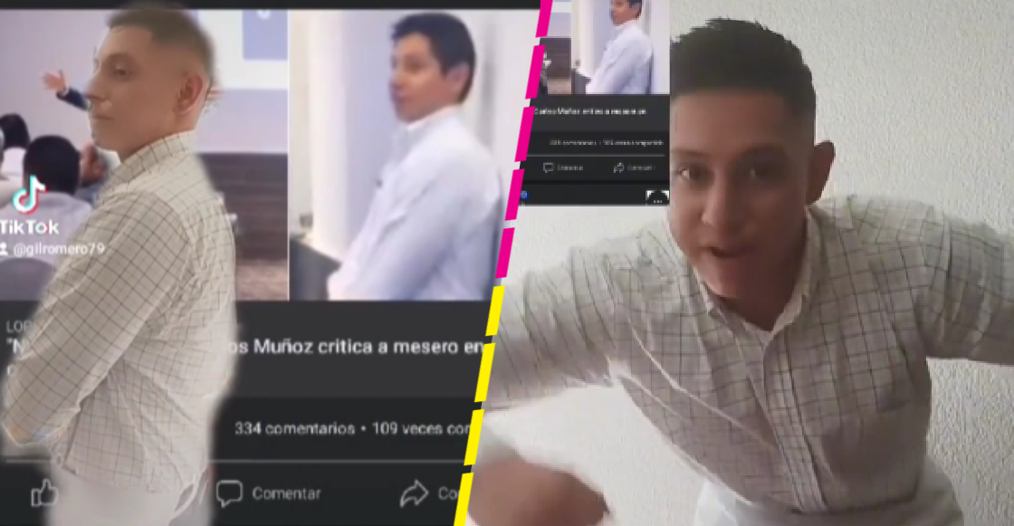 Mesero le responde a Carlos Muñoz tras criticarlo en su conferencia