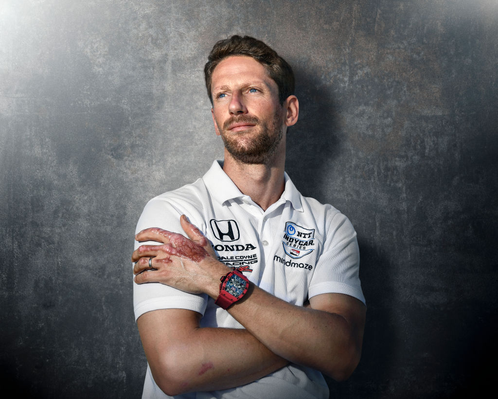 Trasplantes de piel y la vida en IndyCar: Romain Grosjean a casi un año del accidente en el GP de Baréin