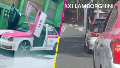 Captan en CDMX un taxi tuneado como lamborghini y lo bautizan como el ‘Lambotsuru’