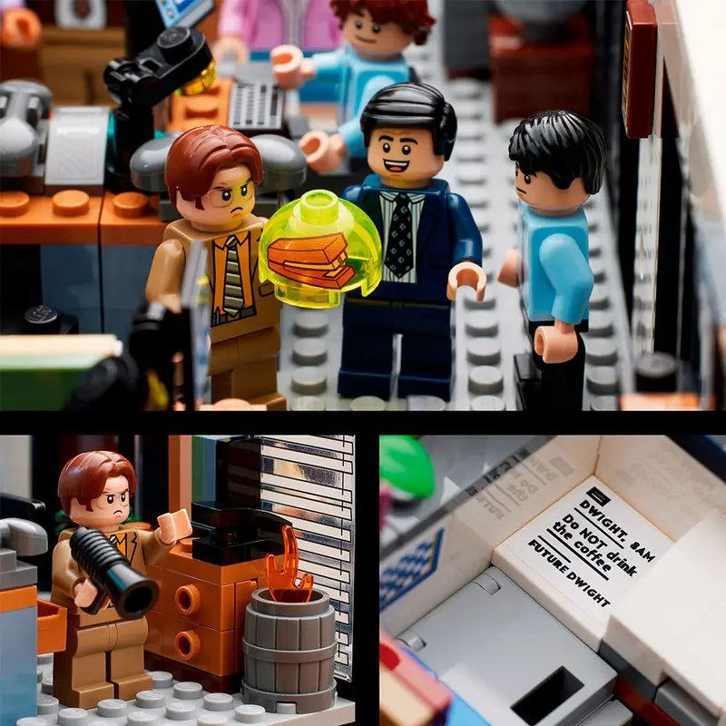 Ya lo queremos! Así se ve el nuevo set de 'The Office' que lanzará LEGO