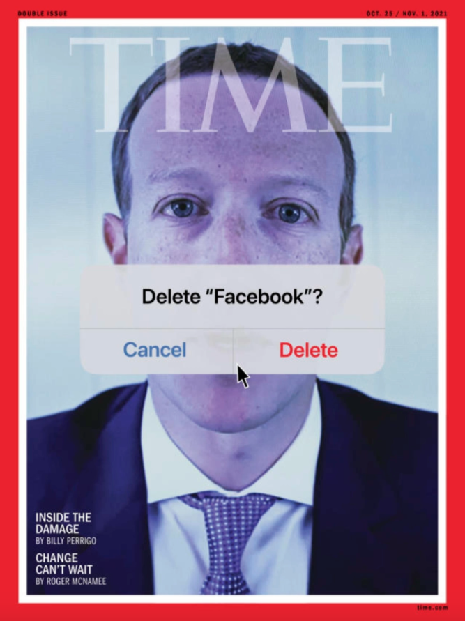 Zuckerberg y Facebook en la revista TIME