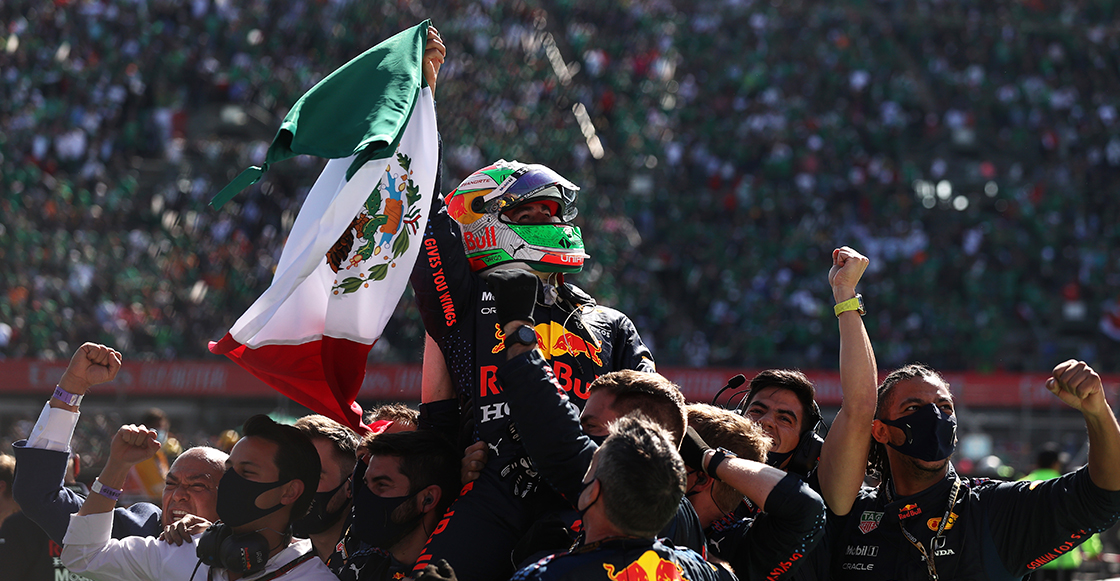 ¡Todos al Ángel! Checo Pérez termina en el tercer lugar del Gran Premio de México