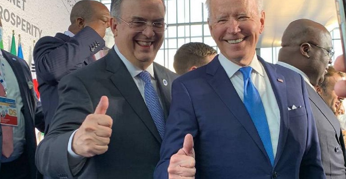 Marcelo Ebrard Joe Biden