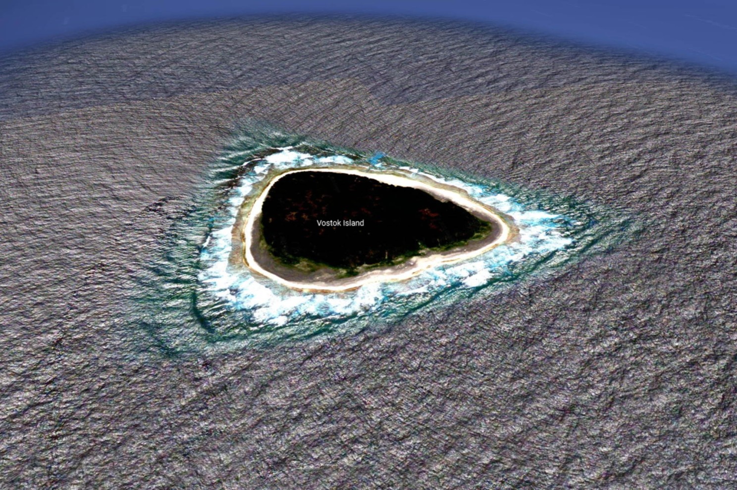 La verdad detrás del 'agujero negro' en el Océano Pacífico que apareció en Google Maps