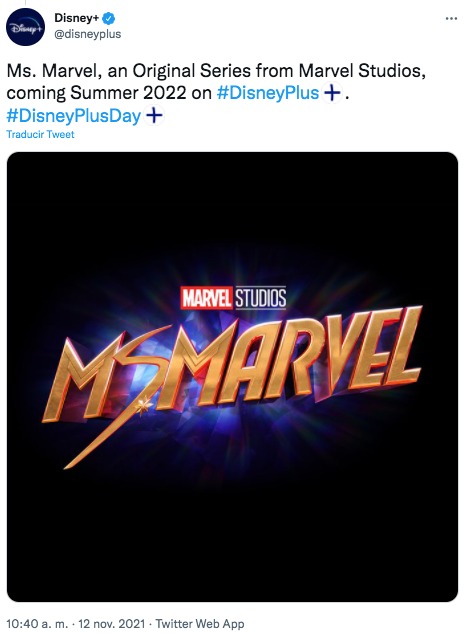 poster de serie de mr. marvel