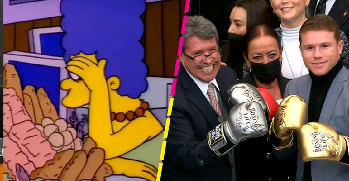 En imágenes y videos: 'Canelo' pone de cabeza al Senado durante reconocimiento a Eddy Reynoso