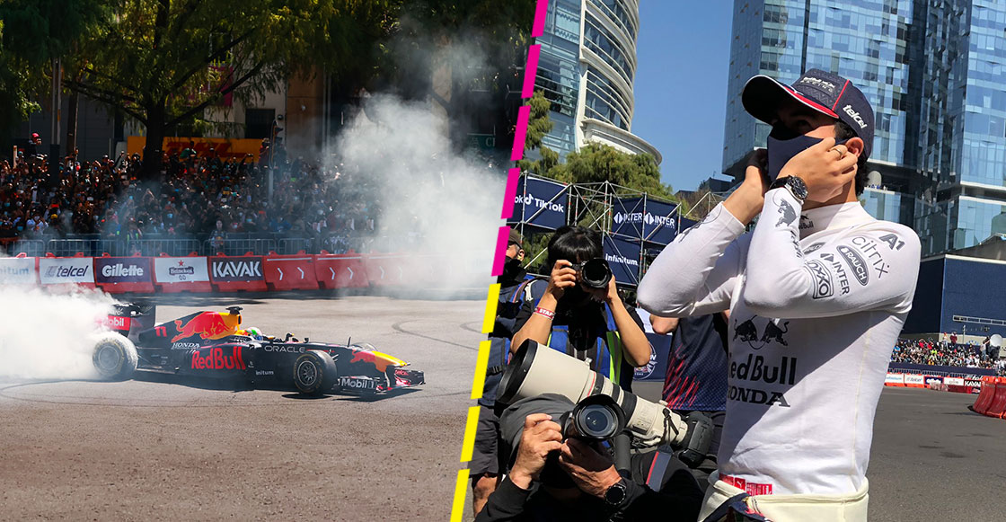 En imágenes y videos: Así vivimos el Red Bull Show Run de Checo Pérez en Reforma
