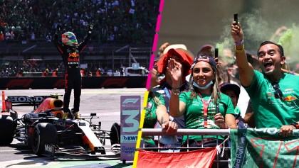 ¡Todos al Ángel! Checo Pérez termina en el tercer lugar del Gran Premio de México
