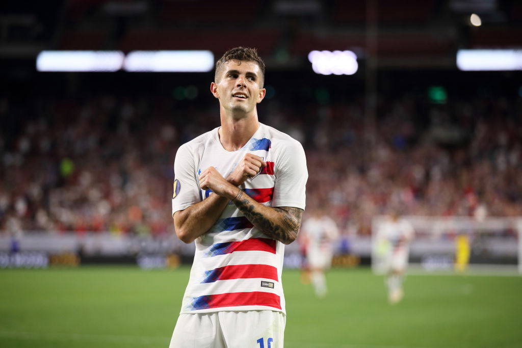 Christian Pulisic con la Selección de Estados Unidos 