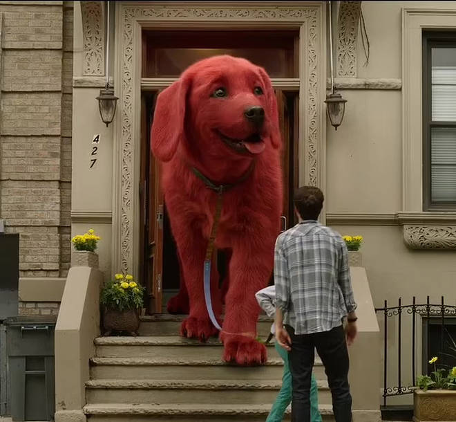 ¡¿Por?! PETA acusa a la película “Clifford: el gran perro rojo” de maltrato animal