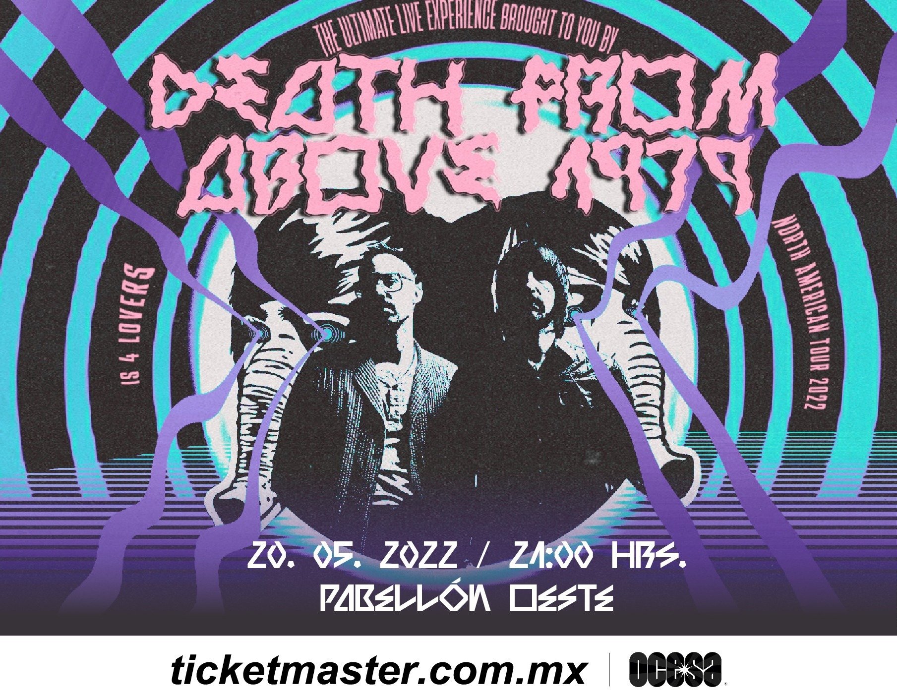 Saquen la agenda: Death From Above 1979 regresará a CDMX en 2022 