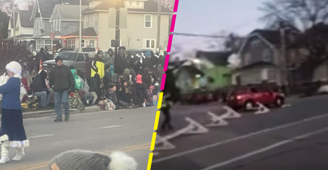Caos en desfile navideño de EU: Reportan que un conductor atropelló a los asistentes y hubo tiroteo