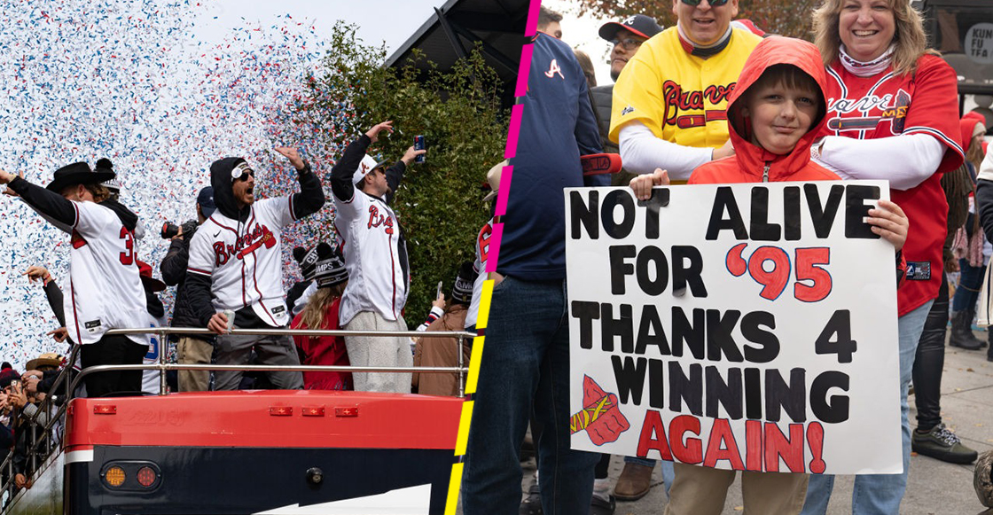 En imágenes: El desfile de Atlanta Braves y los festejos en casa por el título de Serie Mundial