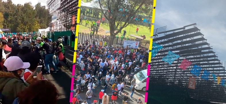 'Portazos', retraso en accesos y reembolsos: Caótico primer día en el GP de México