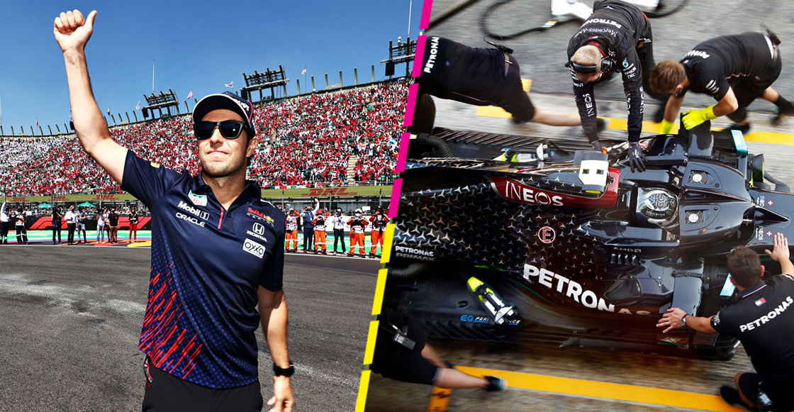 El agarrón entre Checo y Hamilton, el desastre de Bottas y la dramática largada del Gran Premio de México