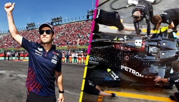El agarrón entre Checo y Hamilton, el desastre de Bottas y la dramática largada del Gran Premio de México