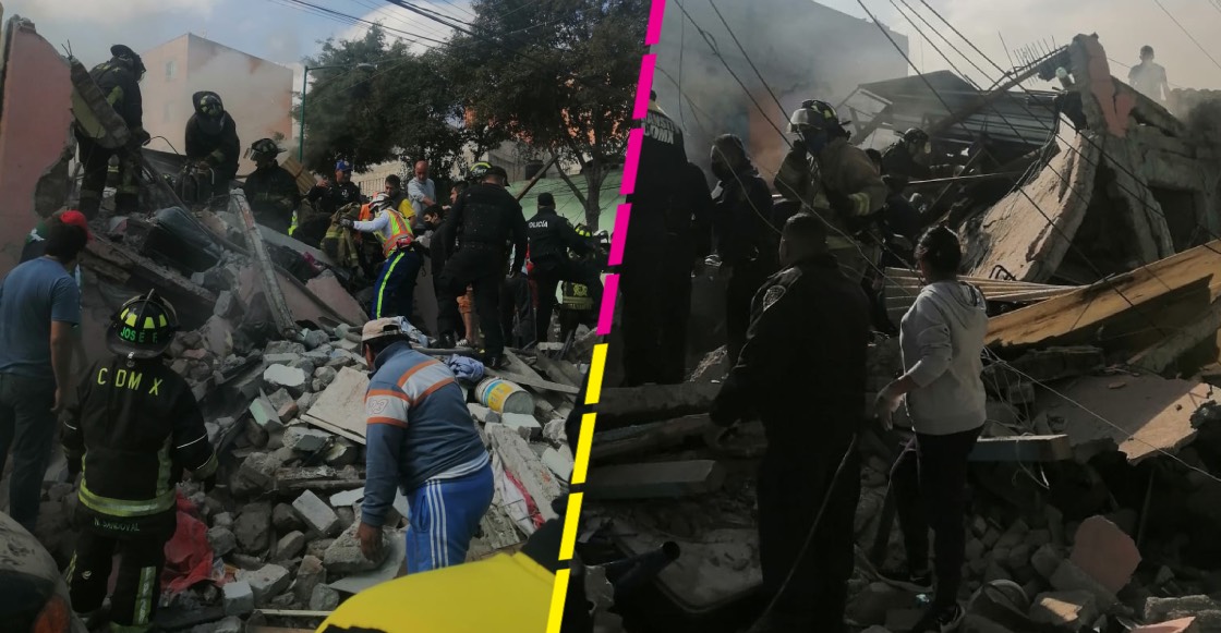 Explosión por fuga de gas provoca derrumbe en la Miguel Hidalgo; hay al menos 5 lesionados