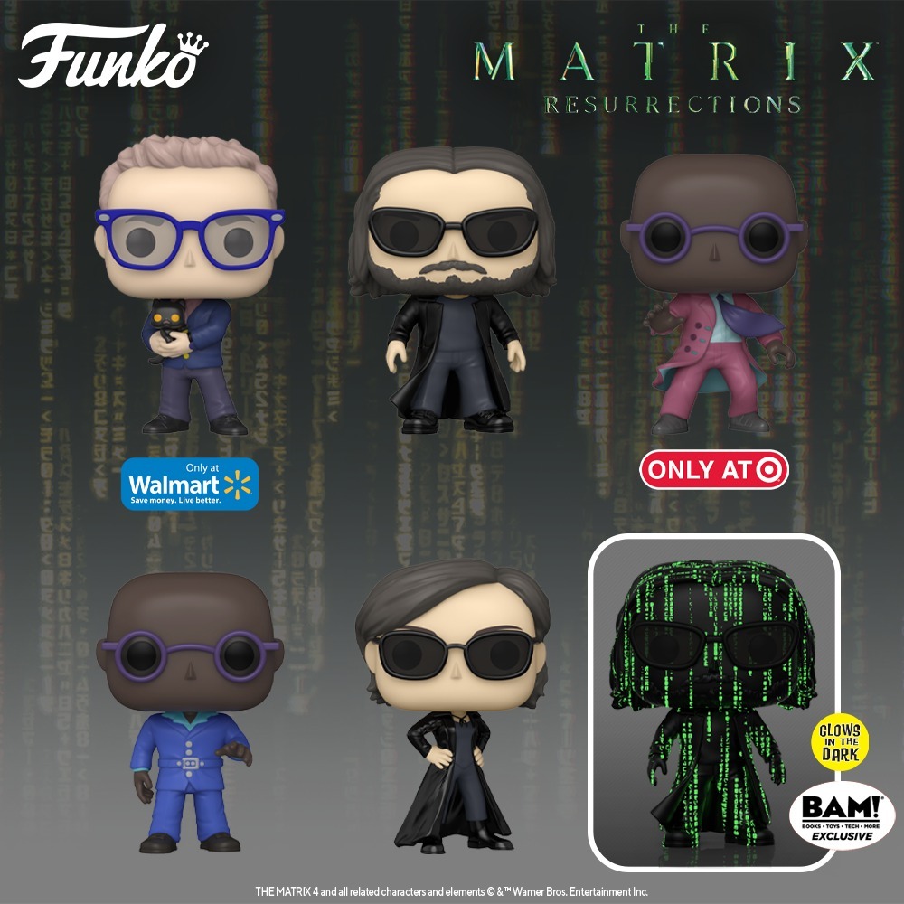 ¡Los queremos! Funko anuncia una colección de figuras de 'The Matrix: Resurrections'