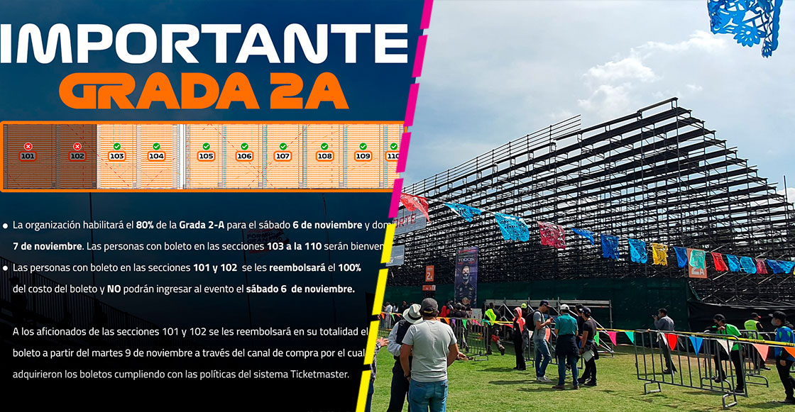 Reembolsos y reapertura: Grada 2-A de Zona Naranja abrirá al 80% para sábado y domingo en el Gran Premio de México