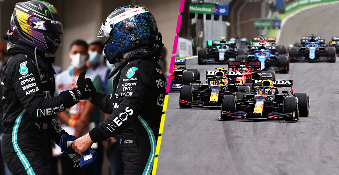 La épica remontada de Hamilton, el error de Verstappen y la sorpresa de Sainz a Checo en el sprint del GP de Brasil