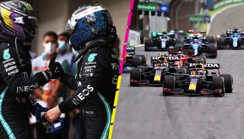 La épica remontada de Hamilton, el error de Verstappen y la sorpresa de Sainz a Checo en el sprint del GP de Brasil