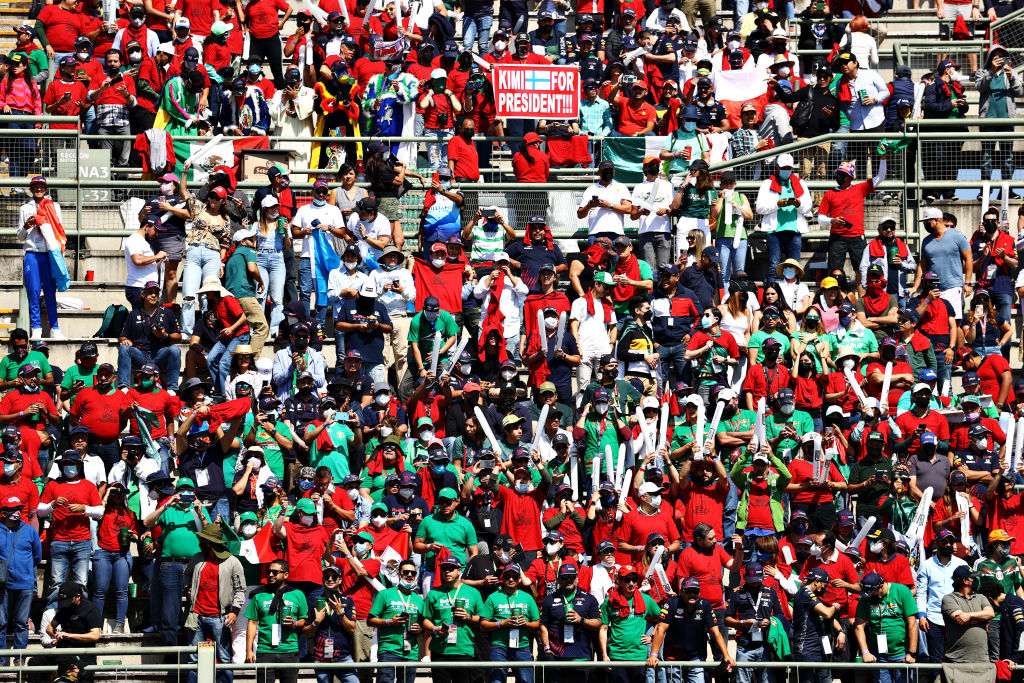 La afición del Gran Premio de México