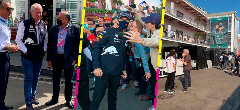 La visita de Azcárraga a Red Bull, la checomanía y la despedida de la F1 : Lo que no se vio del GP de México
