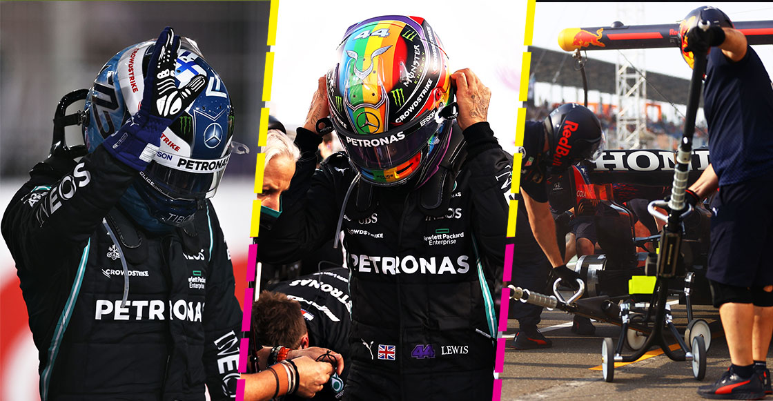 El único error de Red Bull con Checo, la paliza de Hamilton y el osote de Mercedes con Bottas en el GP de Qatar