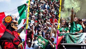 En imágenes: Así se vivió el apoyo a Checo Pérez en el Gran Premio de México
