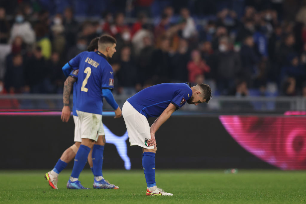 Jorignho con la Selección de Italia