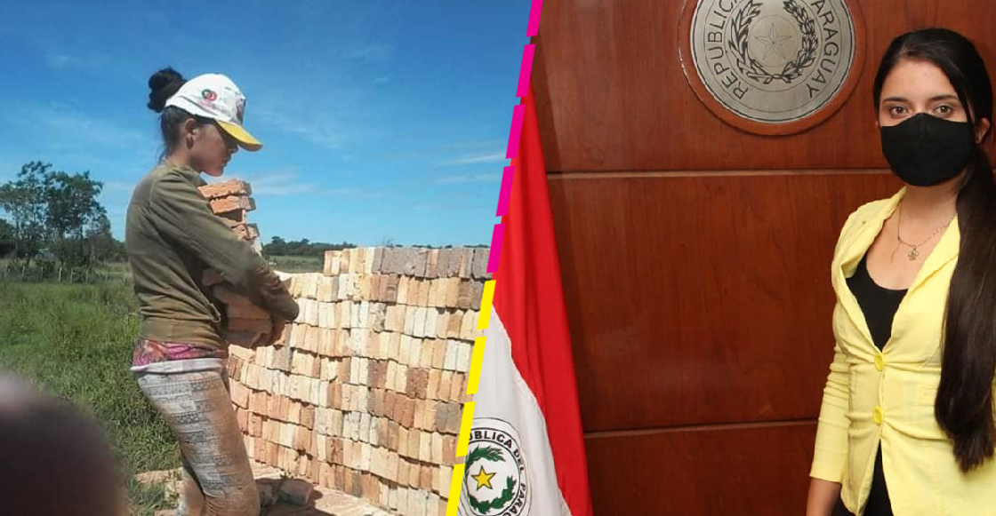  Joven abogada cuenta que trabajó como albañil para pagar sus estudios