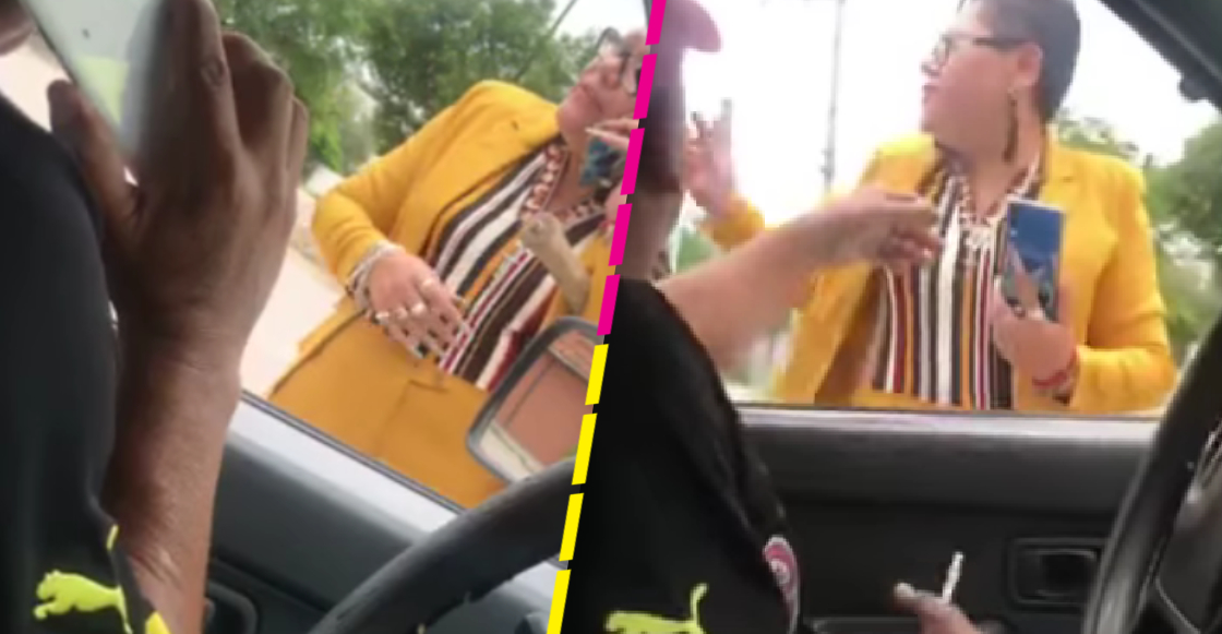 #LadyPresidenta: Mujer insulta y agrede con un bate a un automovilista en Guanajuato