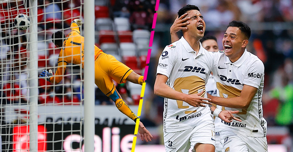 El golazo desde medio campo de Leo López que pone a Pumas en la Liguilla