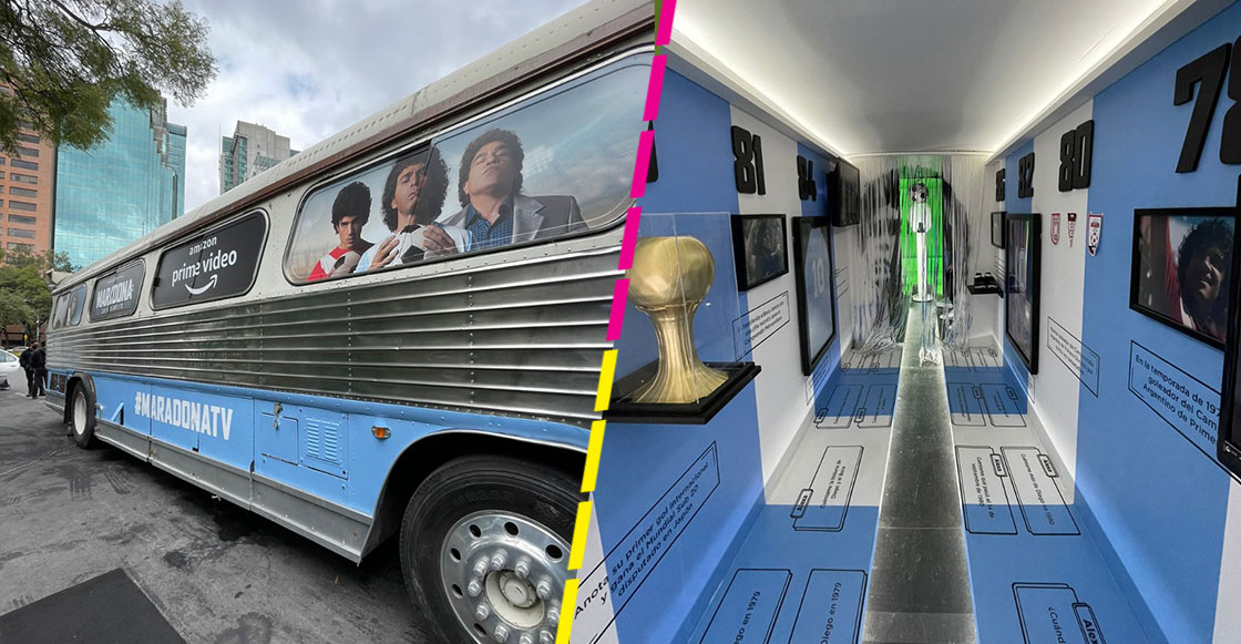 Nos lanzamos al autobús que transportó a Maradona en México 1986 y esto es lo más rifado que vimos